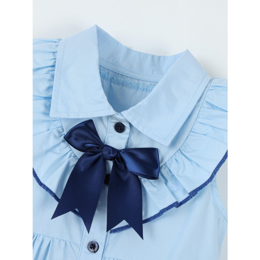 Children’s Button Front Sleeveless Dress Apparel and Accessories
