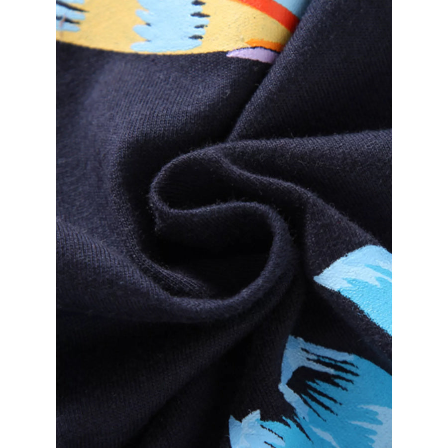 Children’s California Print Tee and Shorts Outfit Set Apparel and Accessories