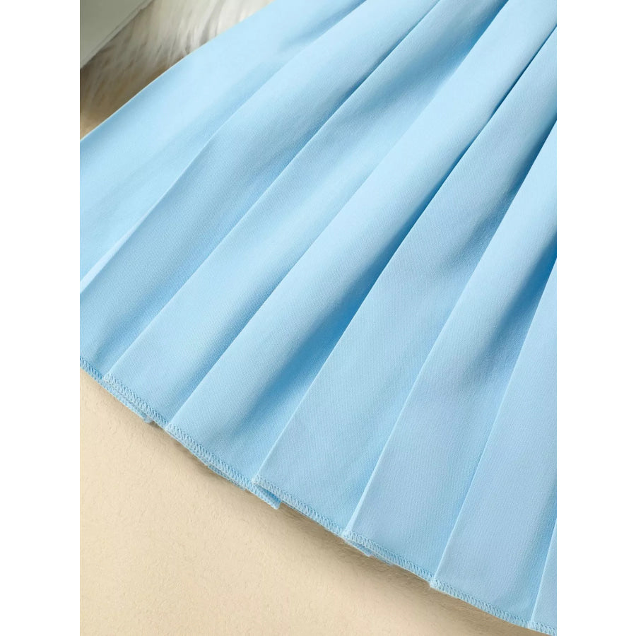 Children’s Cami & Button Detail Top & Skirt Set Apparel and Accessories