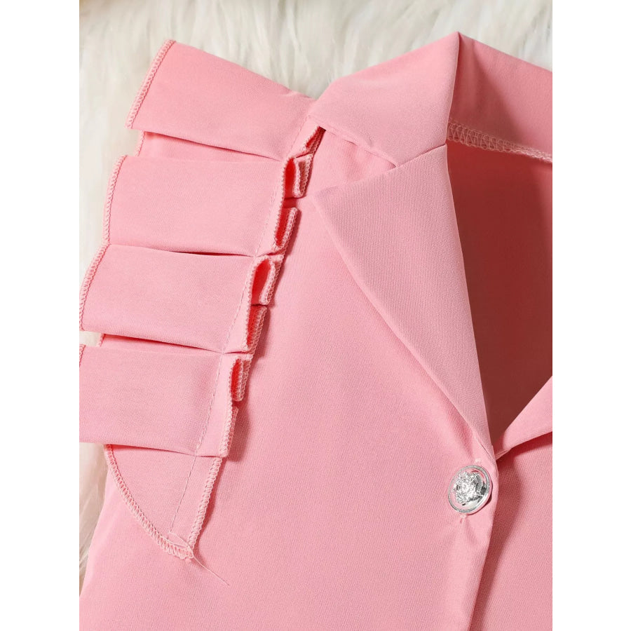 Children’s Cami & Button Detail Top & Skirt Set Apparel and Accessories