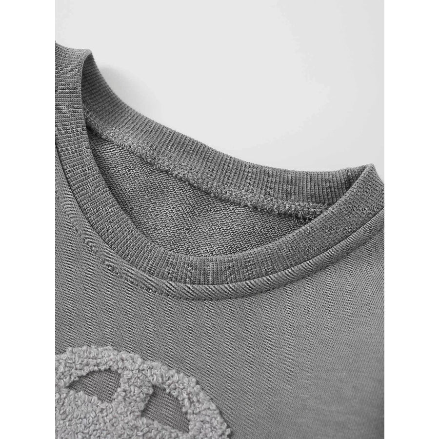 Children’s Car Applique Crew Neck Sweatshirt Apparel and Accessories