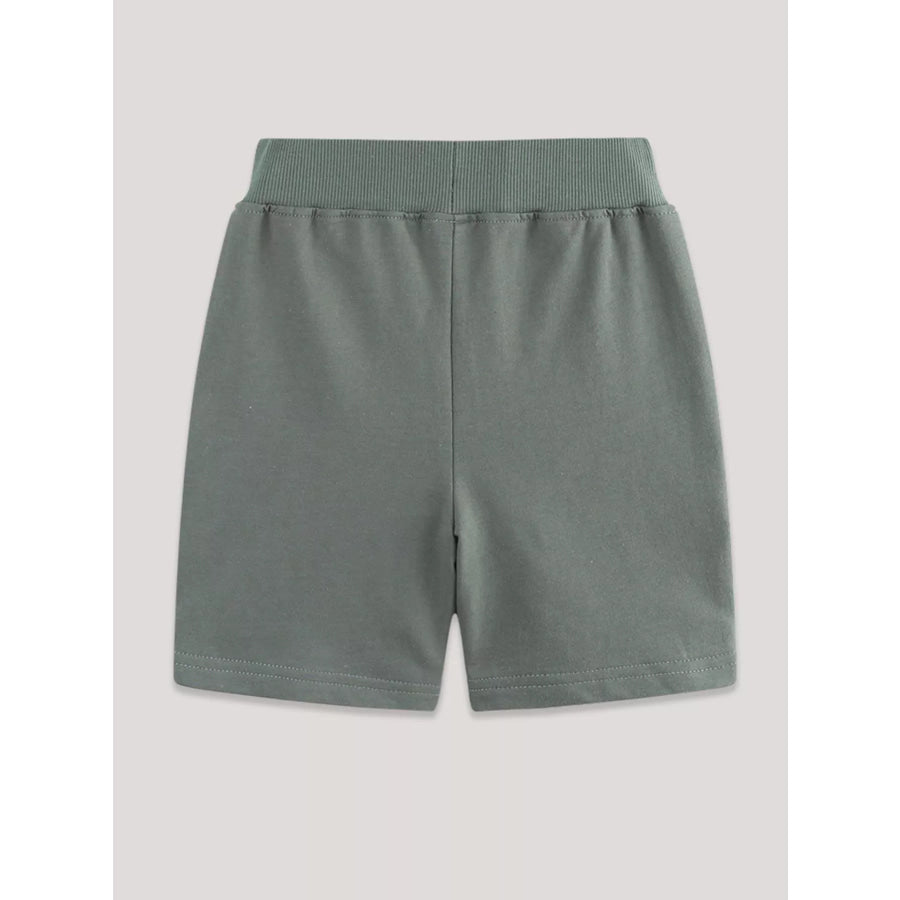 Children’s Car Embroidered Drawstring Shorts Apparel and Accessories