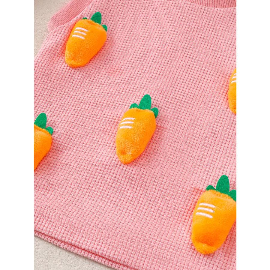 Children’s Carrot Sleeveless Top & Shorts Set Apparel and Accessories