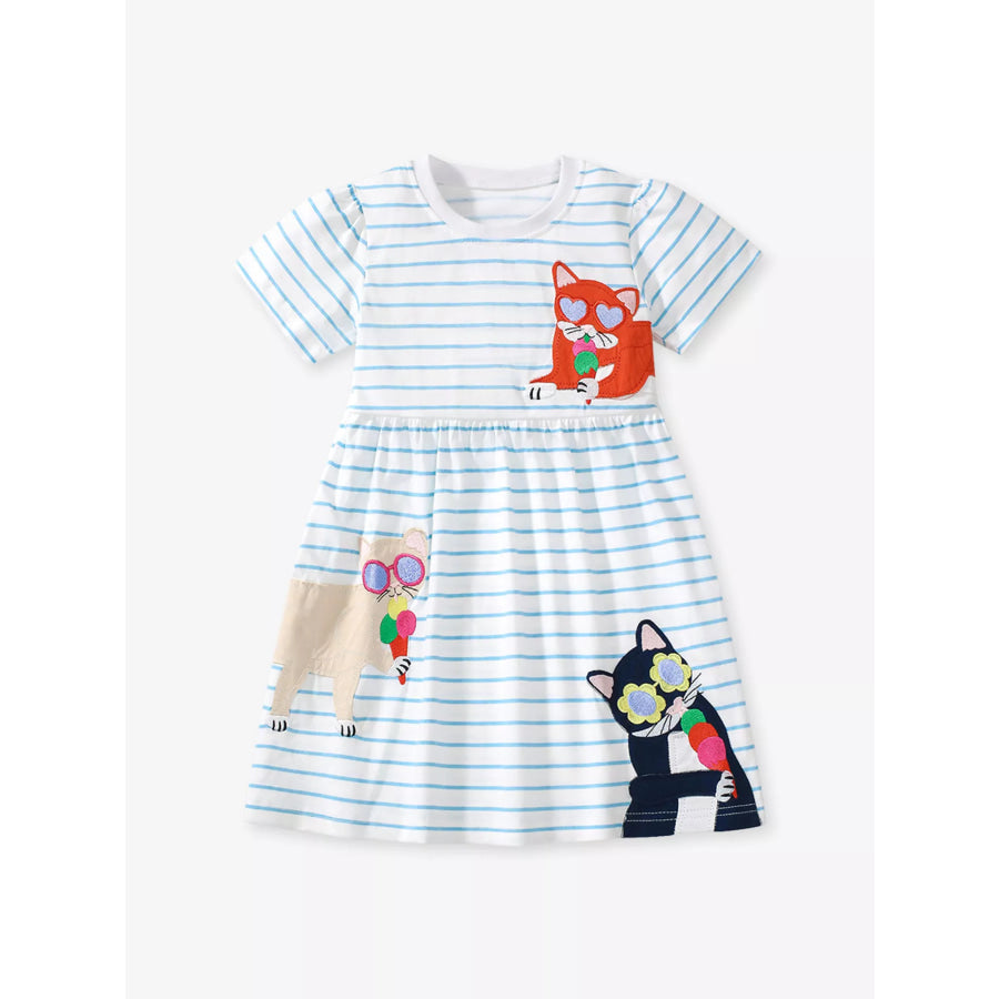 Children’s Cartoon Animal Casual Dress Apparel and Accessories