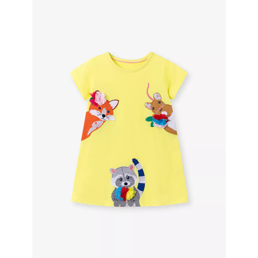 Children’s Cartoon Animal Casual Dress Apparel and Accessories