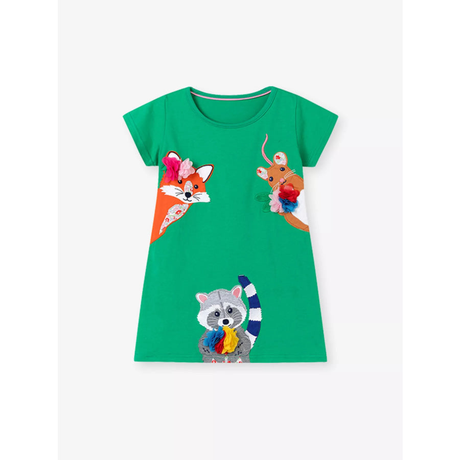 Children’s Cartoon Animal Casual Dress Apparel and Accessories