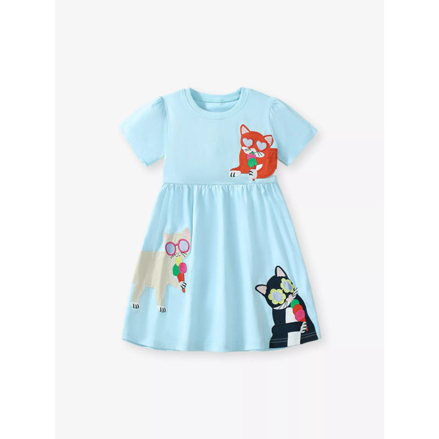 Children’s Cartoon Animal Casual Dress Apparel and Accessories
