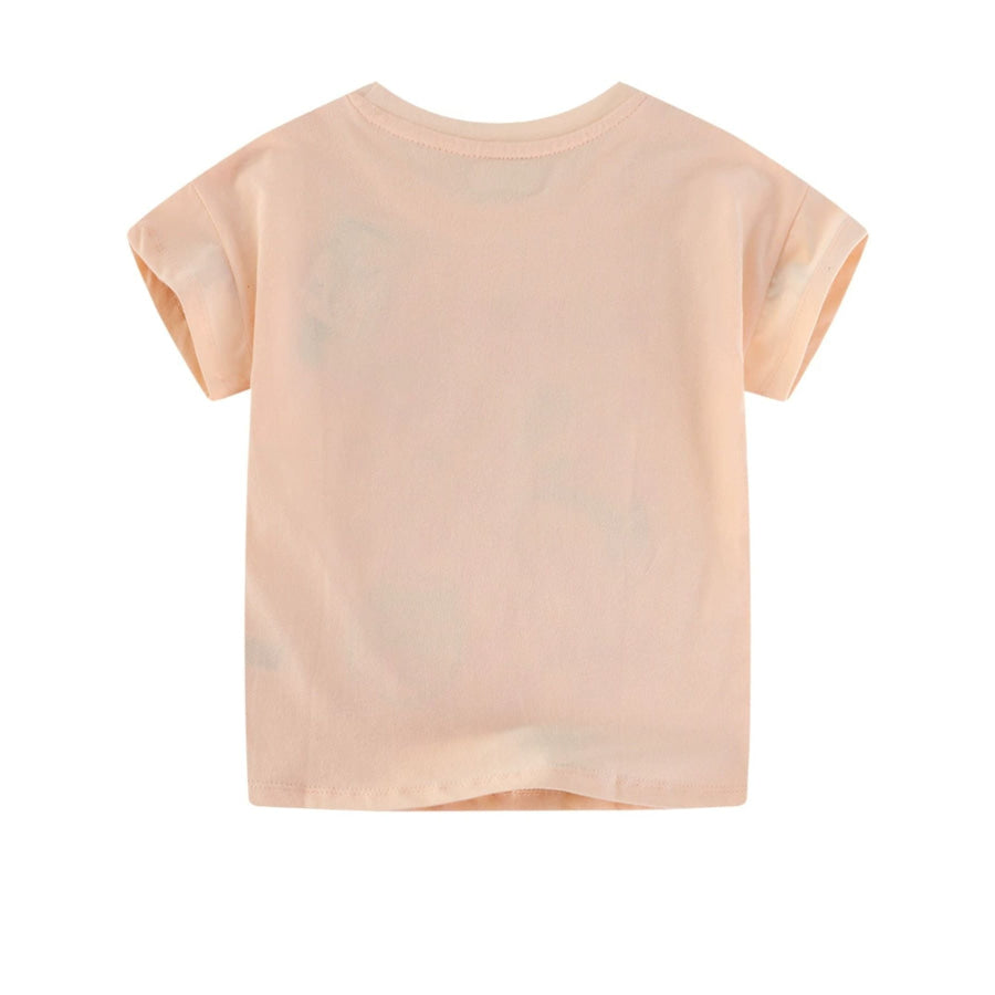 Children’s Cartoon Food Short Sleeve T-Shirt Apparel and Accessories