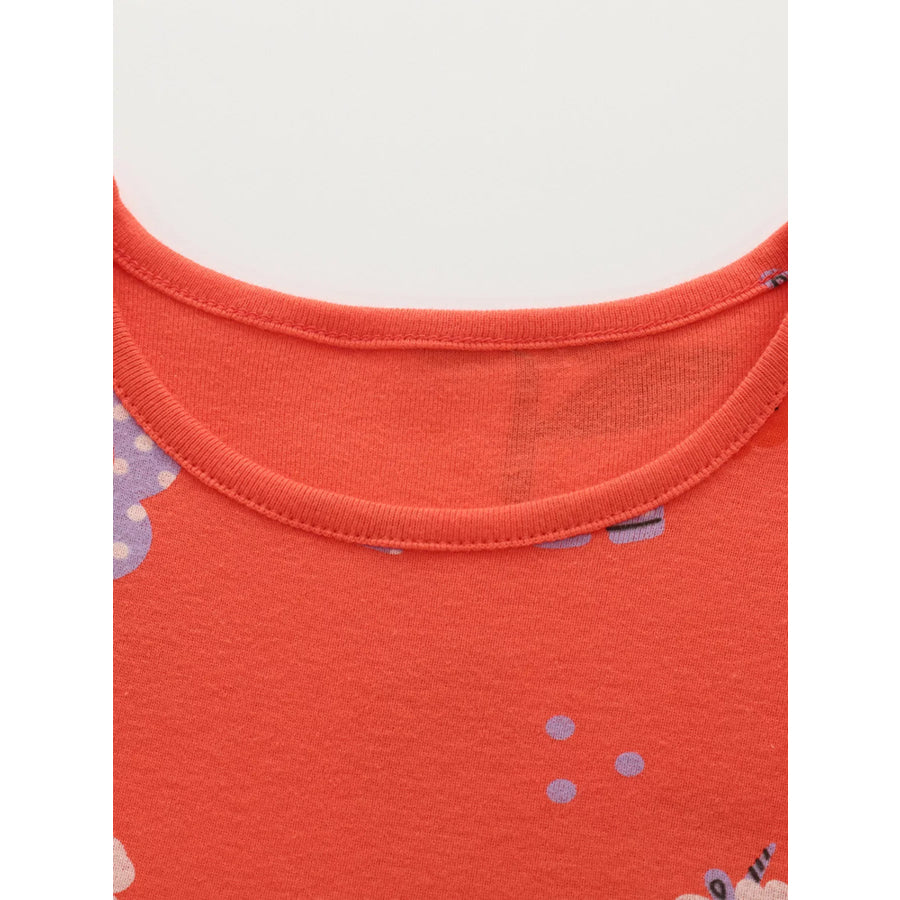 Children’s Cartoon Horse Print Casual Dress Apparel and Accessories