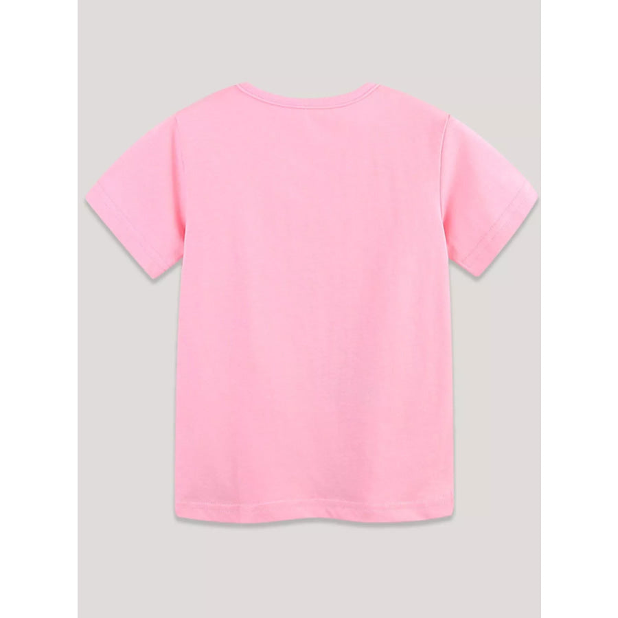 Children’s Cartoon Planet Short Sleeve T-Shirt Apparel and Accessories