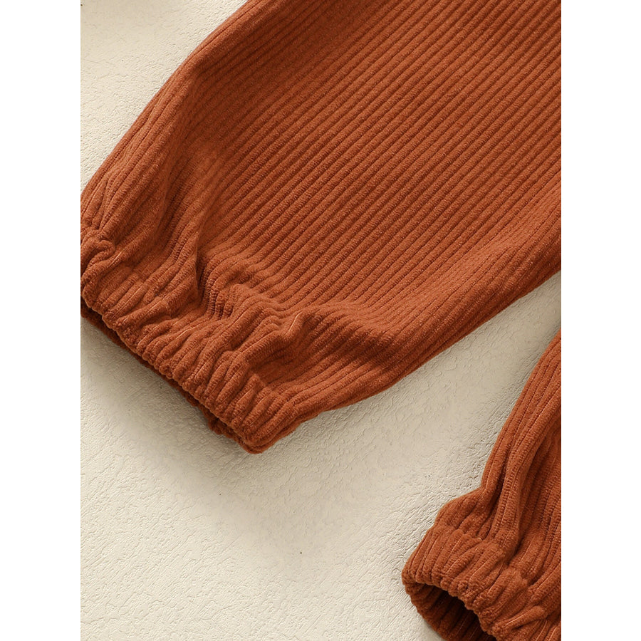 Children’s Cartoon Pocket Corduroy Overalls Apparel and Accessories