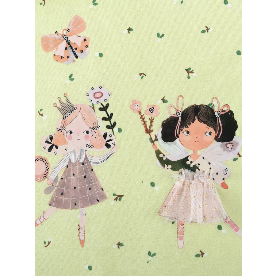 Children’s Cartoon Short Sleeve Casual Dress Apparel and Accessories