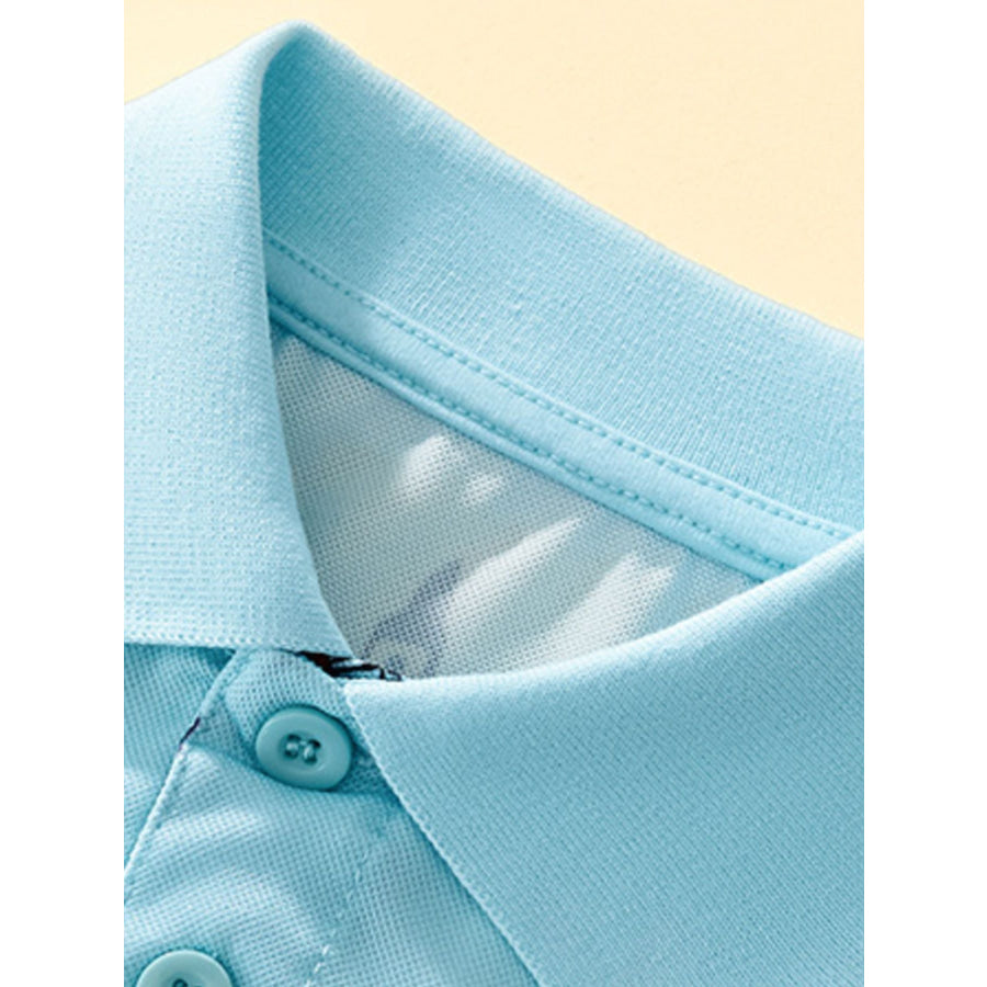 Children’s Cartoon Short Sleeve Polo Shirt Apparel and Accessories