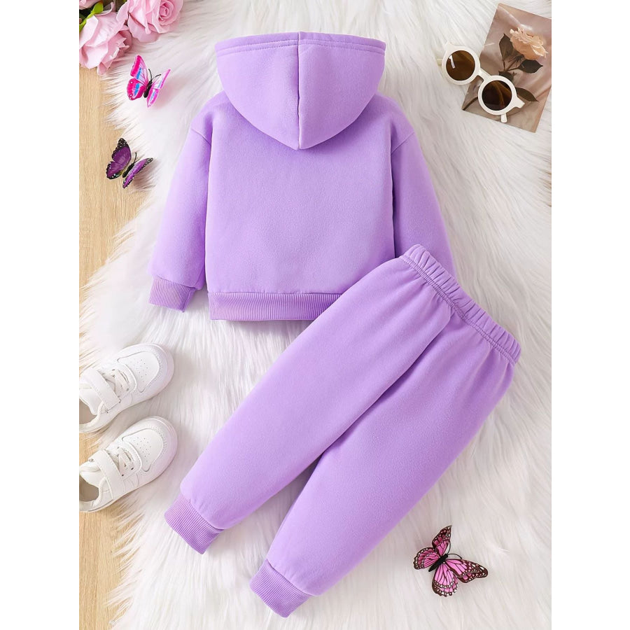 Children’s Cat Long Sleeve Hoodie & Pants Set Apparel and Accessories