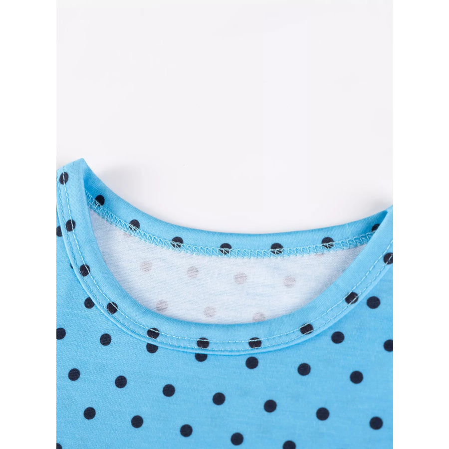 Children’s Cat Polka Dot Casual Dress Apparel and Accessories