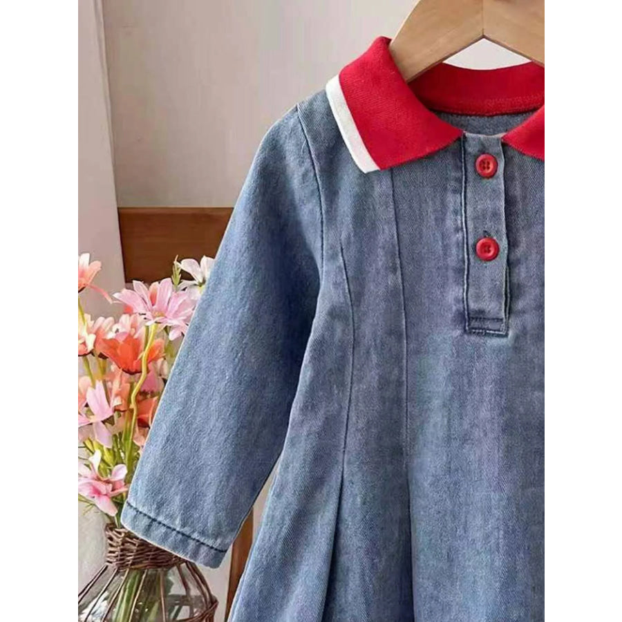 Children’s Cherry Embroidered Polo Dress Apparel and Accessories