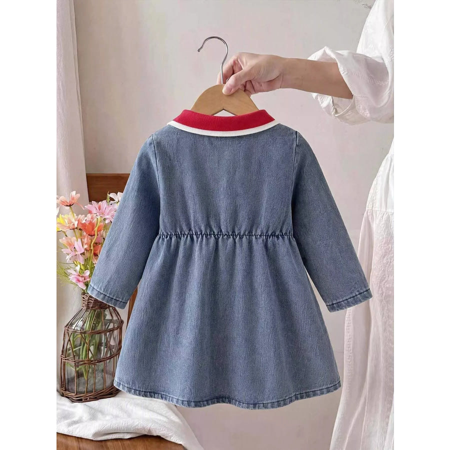 Children’s Cherry Embroidered Polo Dress Apparel and Accessories