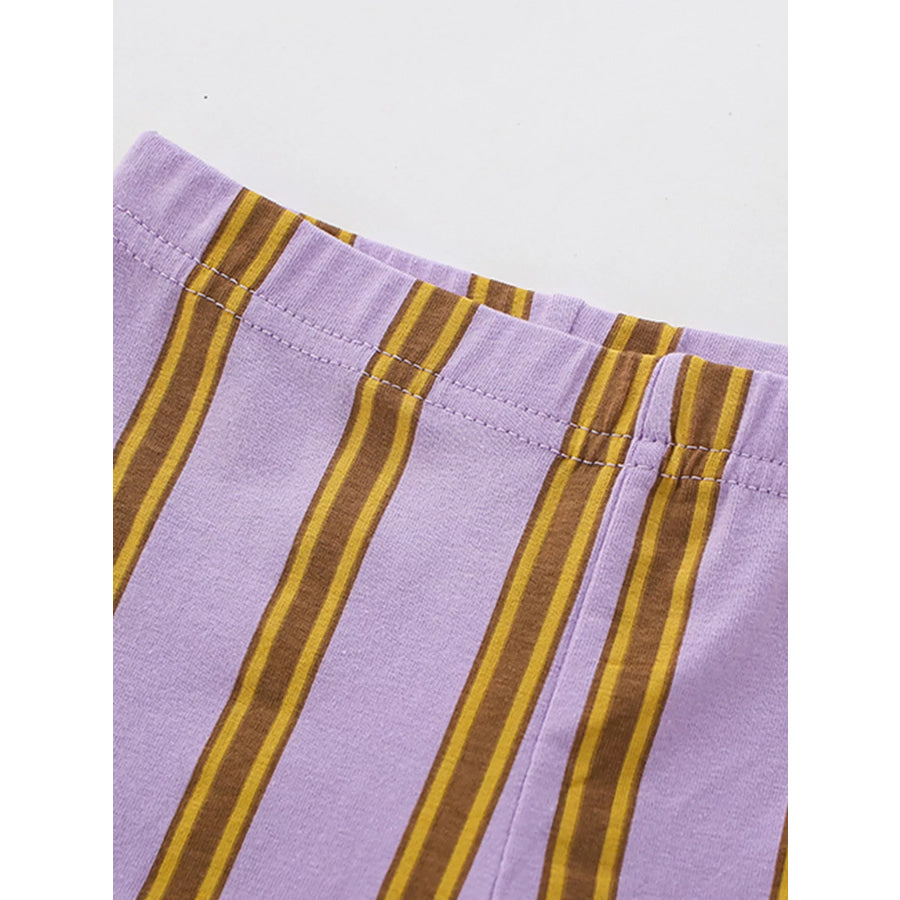 Children’s Cherry Graphic Tee and Striped Shorts Set Apparel and Accessories