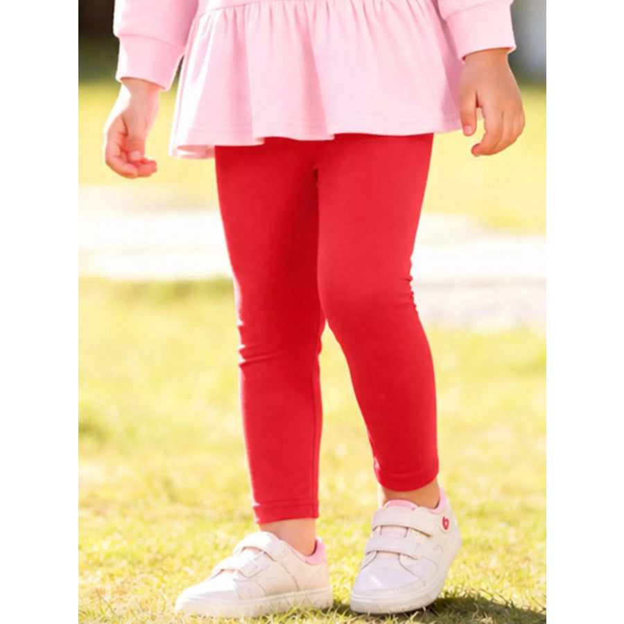 Children’s Cherry Peplum Top and Leggings Set Apparel and Accessories