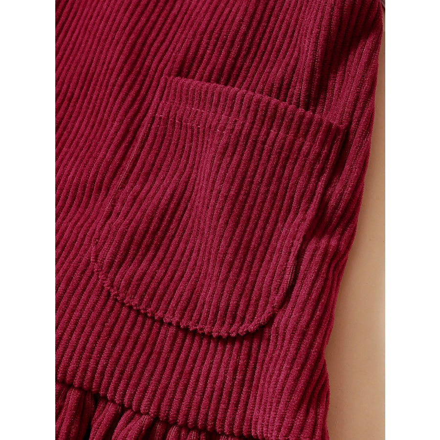 Children’s Cherry Print Bodysuit and Corduroy Dress Set Apparel and Accessories