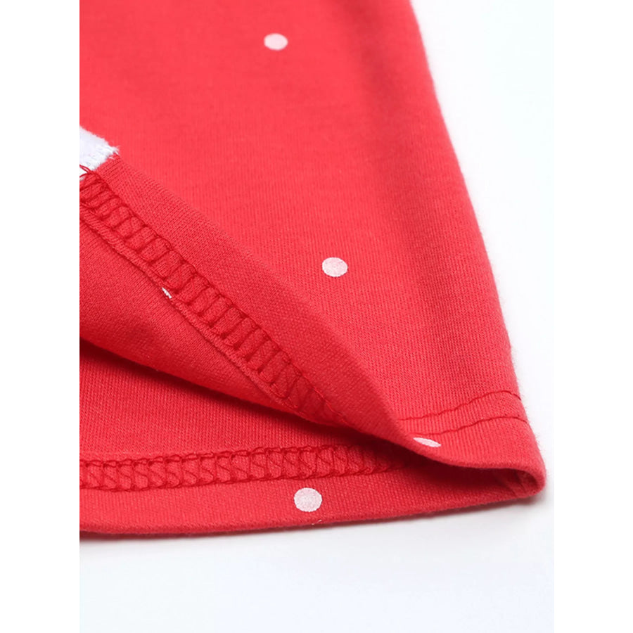 Children’s Christmas Santa Long Sleeve Dress Apparel and Accessories