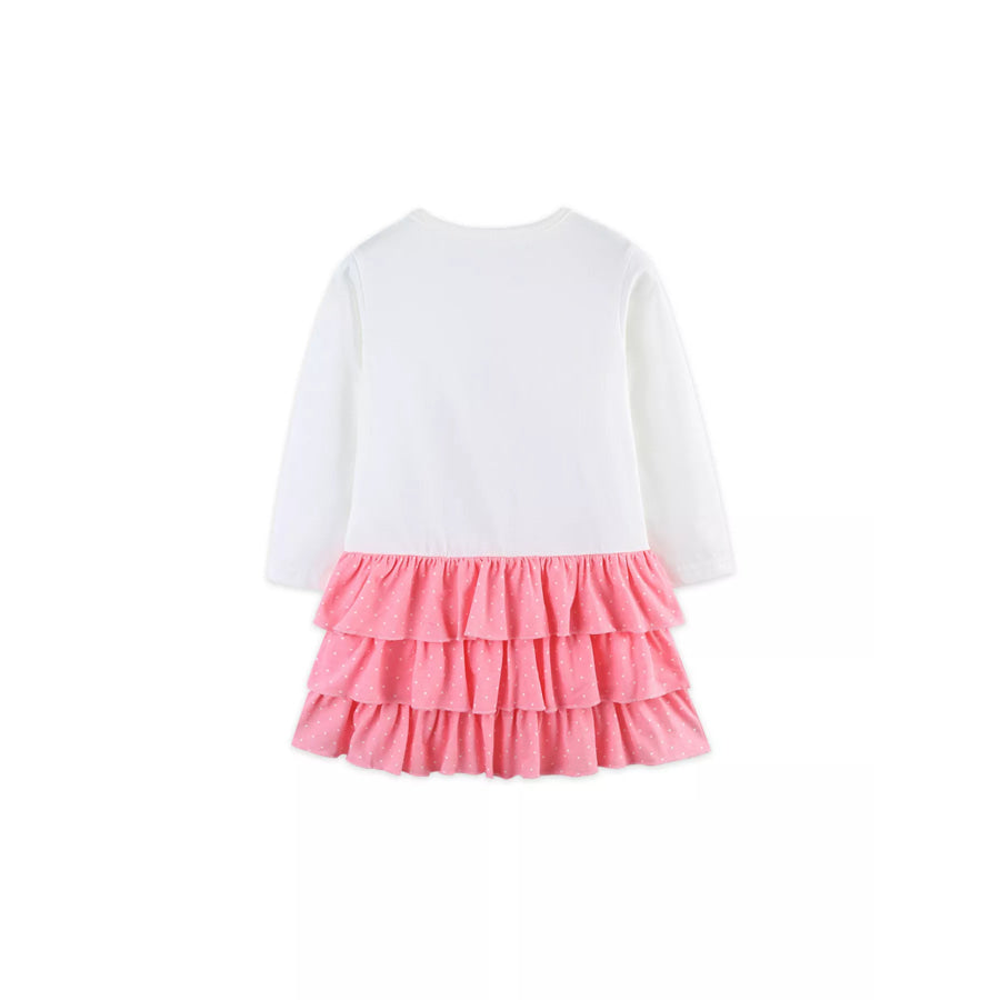 Children’s Christmas Tree Ruffle Layered Dress Apparel and Accessories