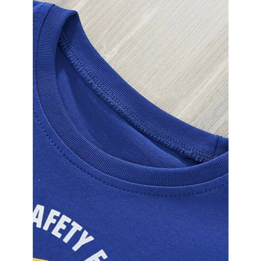 Children’s Construction Truck Graphic T-Shirt Apparel and Accessories