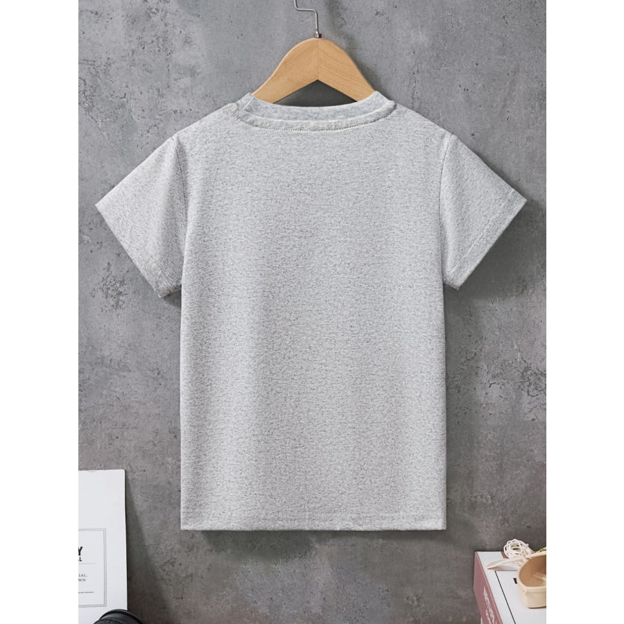Children’s Construction Vehicle Crew Neck Short Sleeve T-Shirt Apparel and Accessories