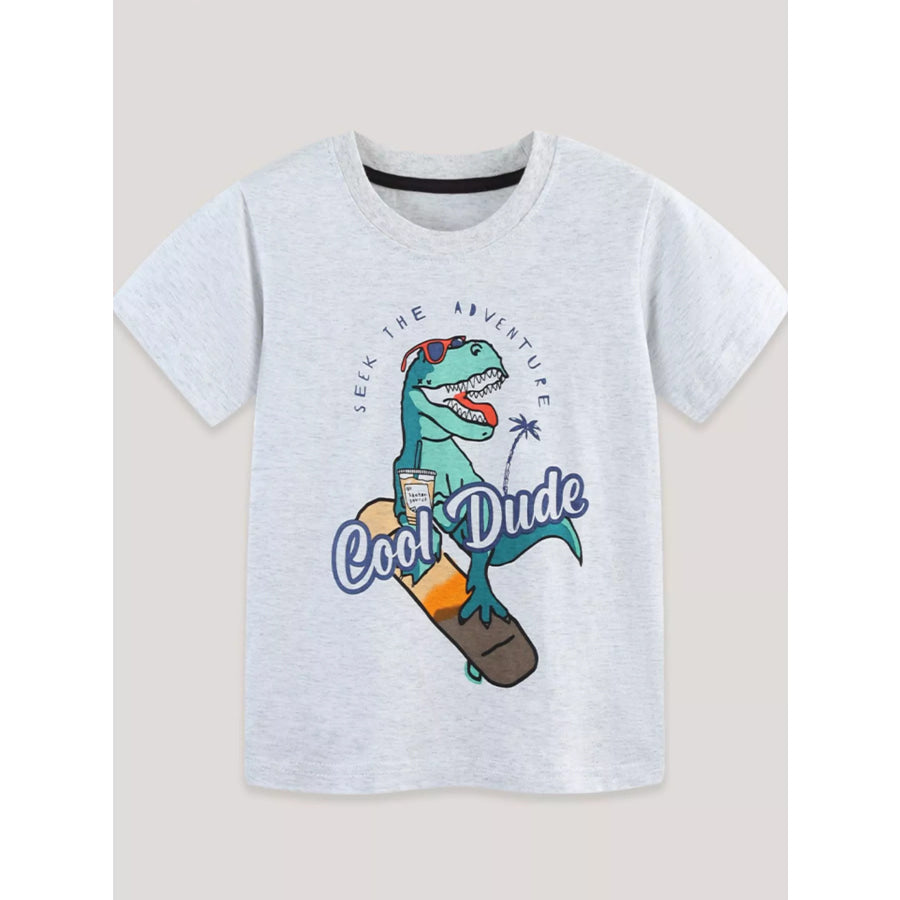 Children’s Cool Dude Dinosaur Graphic T-Shirt Apparel and Accessories