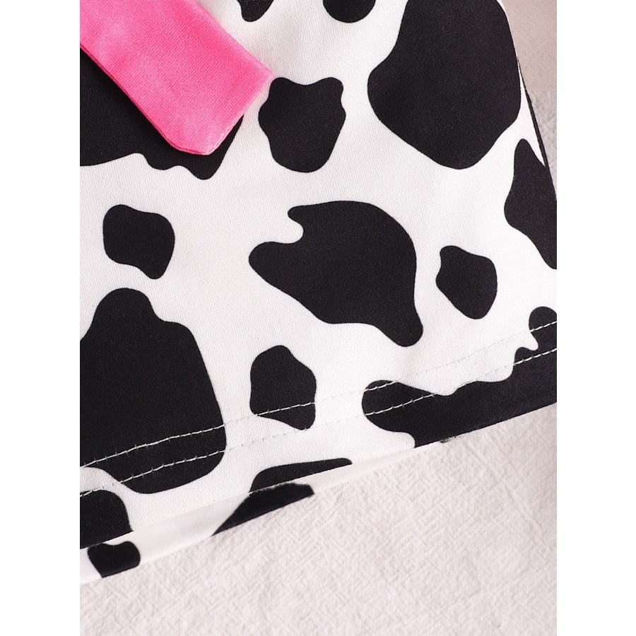 Children’s Cow Print Tank Top & Shorts Set Apparel and Accessories