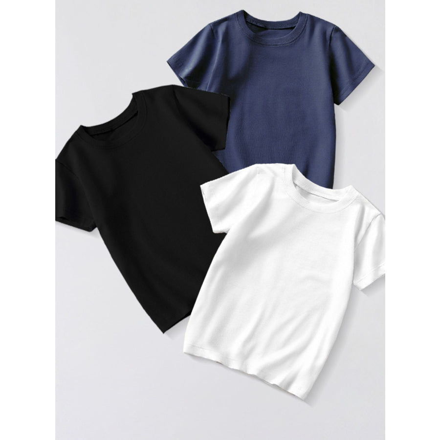 Children’s Crew Neck Round Neck T-Shirt Apparel and Accessories