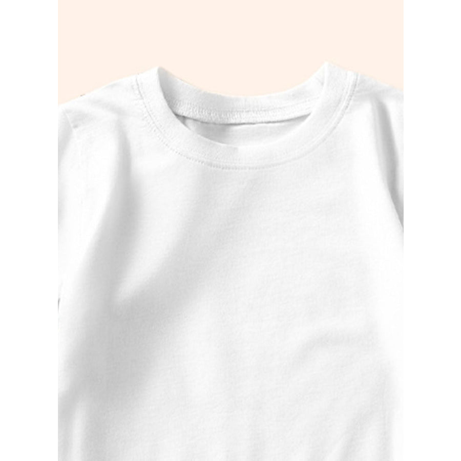 Children’s Crew Neck Round Neck T-Shirt Apparel and Accessories