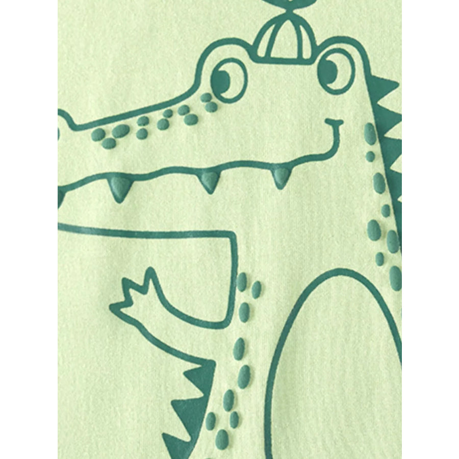 Children’s Crocodile Graphic Long Sleeve T-Shirt Apparel and Accessories