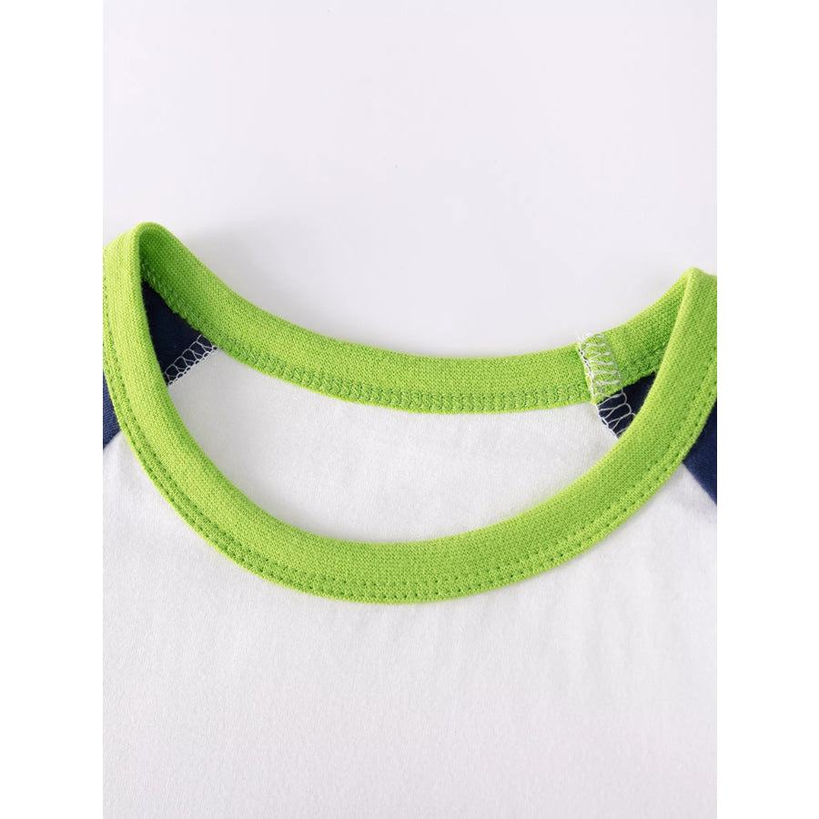 Children’s Crocodile Ice Cream Graphic Tee & Shorts Set Apparel and Accessories