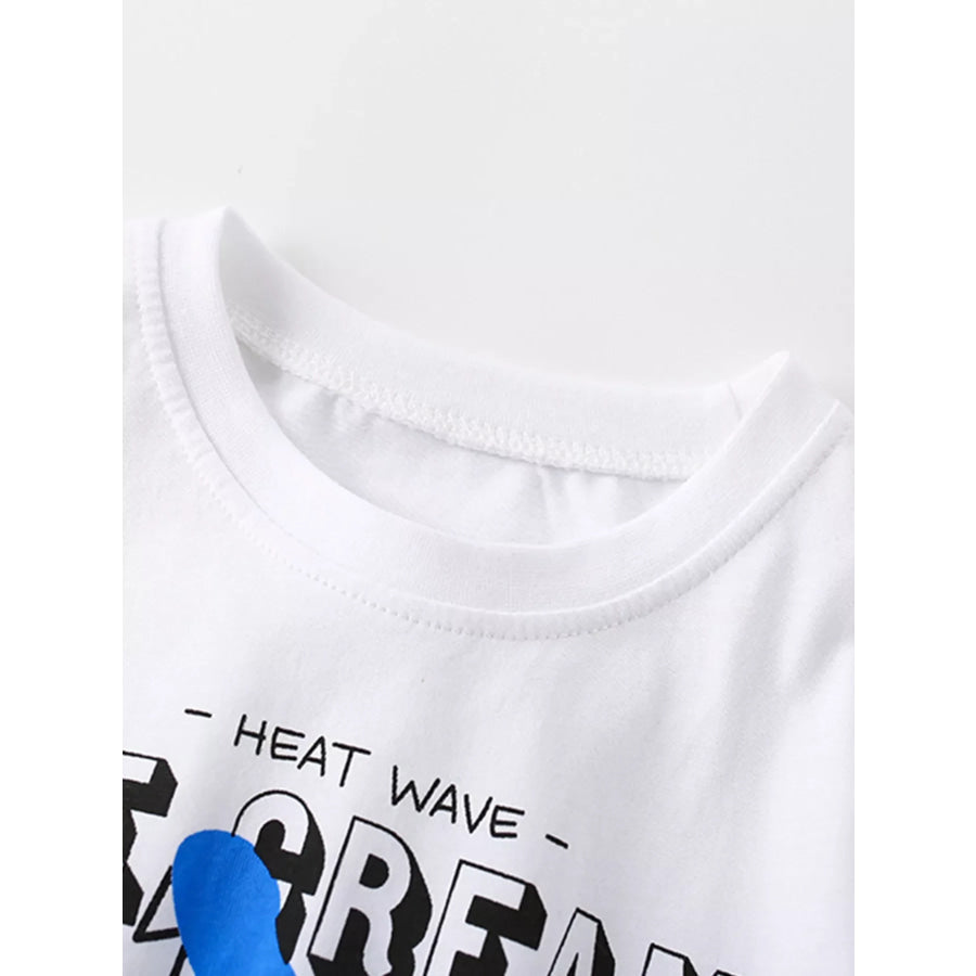 Children’s Crocodile Ice Cream Top and Shorts Set Apparel and Accessories