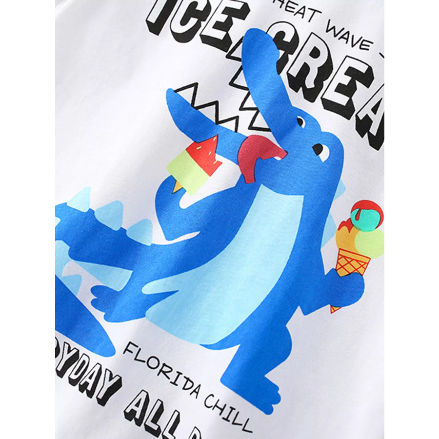 Children’s Crocodile Ice Cream Top and Shorts Set Apparel and Accessories