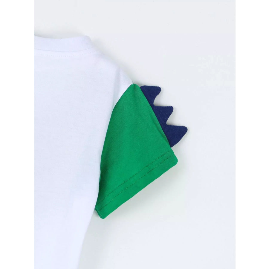 Children’s Crocodile Print T-shirt and Shorts Set Apparel and Accessories