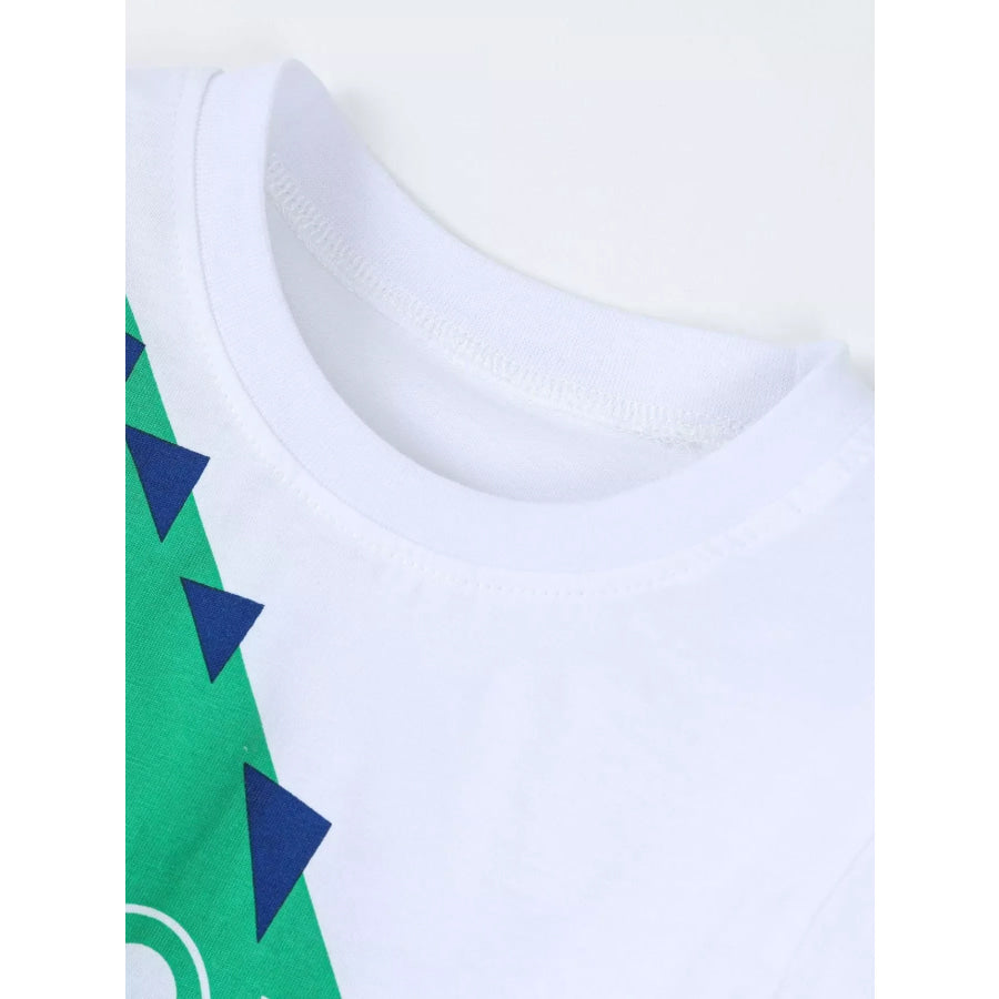 Children’s Crocodile Print T-shirt and Shorts Set Apparel and Accessories