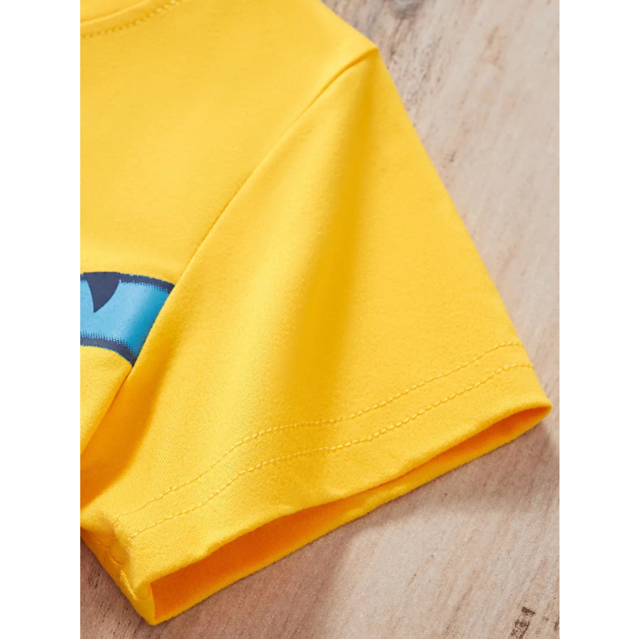 Children’s Crocodile Short Sleeve T-Shirt & Shorts Set Apparel and Accessories