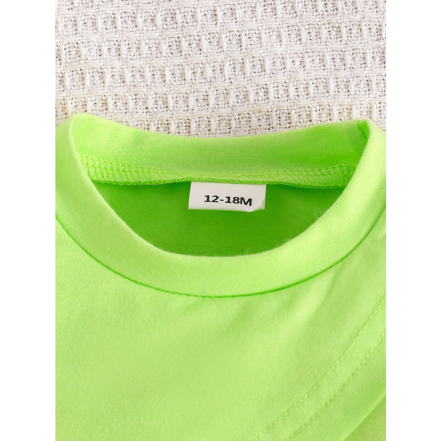 Children’s Crop Top & Ruched Dress Set Apparel and Accessories