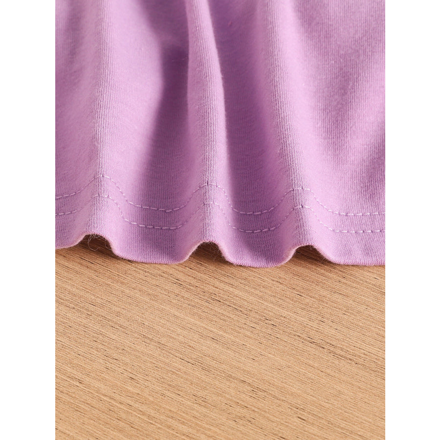 Children’s Crop Top & Ruched Dress Set Apparel and Accessories