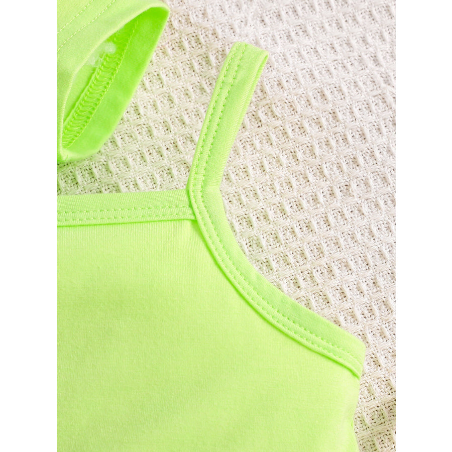 Children’s Crop Top & Ruched Dress Set Apparel and Accessories