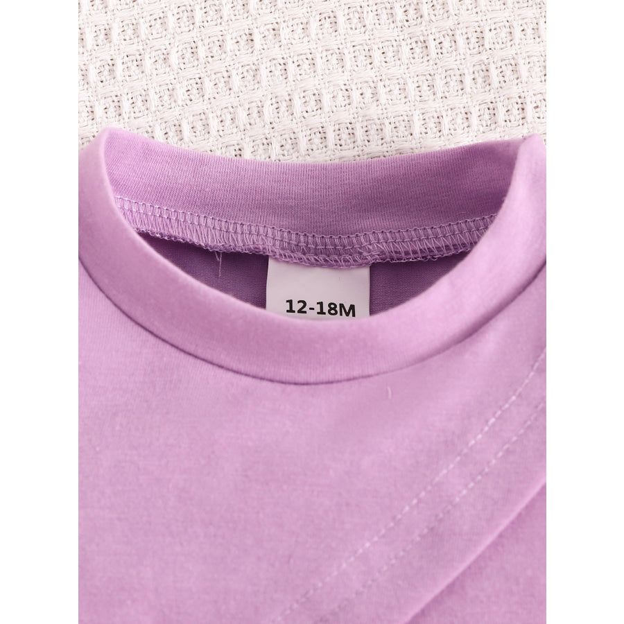 Children’s Crop Top & Ruched Dress Set Apparel and Accessories