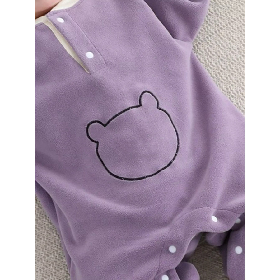 Children’s Cute Bear Long Sleeve One-Piece Apparel and Accessories