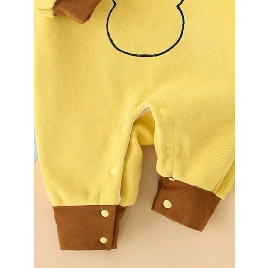 Children’s Cute Bear Long Sleeve One-Piece Apparel and Accessories