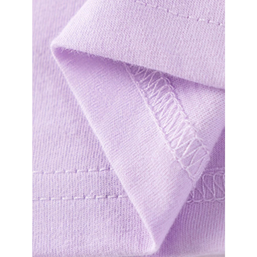 Children’s Cute Bunny Applique Ruffle Trim Set Apparel and Accessories