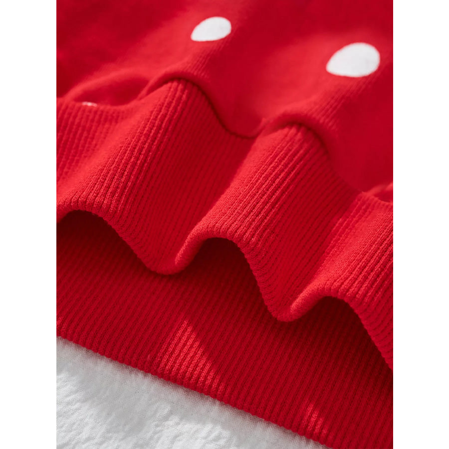 Children’s Cute Bunny Polka Dot Sweatshirt Apparel and Accessories