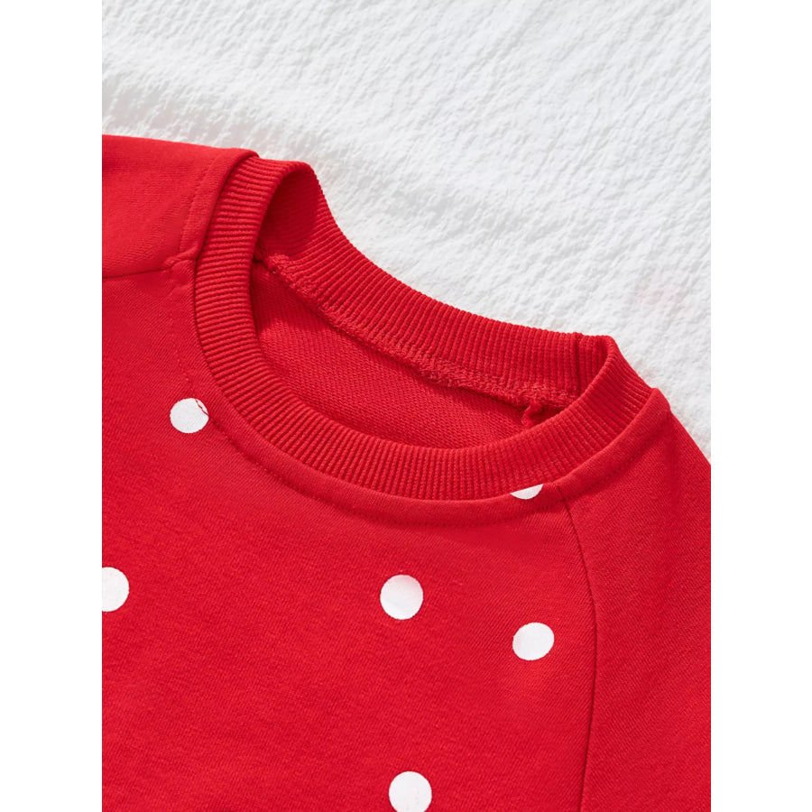 Children’s Cute Bunny Polka Dot Sweatshirt Apparel and Accessories