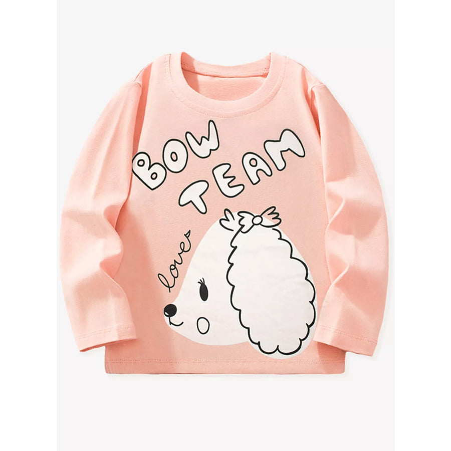 Children’s Cute Dog Long Sleeve T-Shirt Apparel and Accessories