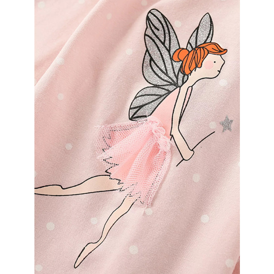 Children’s Cute Fairy Embroidered Peter Pan Collar Dress Apparel and Accessories